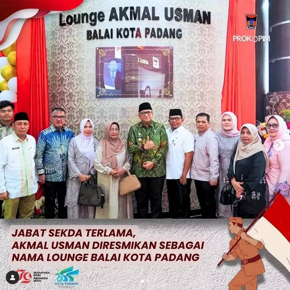 Lounge Akmal Usman Balaikota Padang.